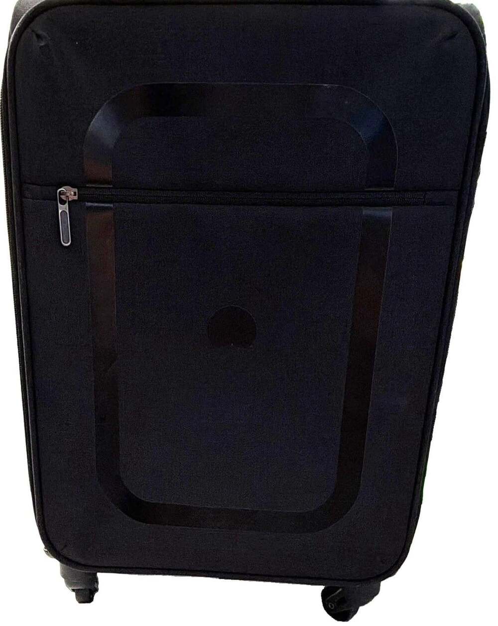 Delsey Paris Black Softside Rolling Carry On Suitcase 19” Wheeled Luggage